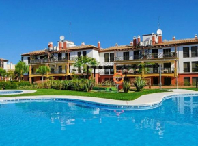 Apartamento con jardín privado y acceso a piscina, Huelva